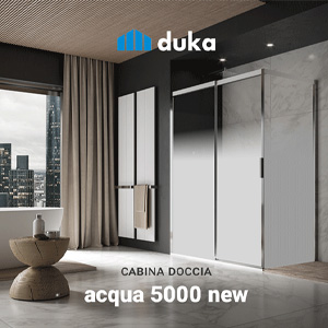 Cabina doccia acqua 5000 new: infinite variet� di vetro by Duka