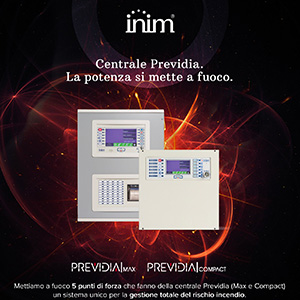 Gestione totale del rischio incendio e della sicurezza in un unico sistema: Previdia by Inim