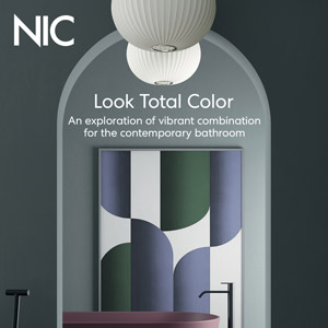 Un'esperienza cromatica per il bagno contemporaneo: Nic Look Total Color concept collection