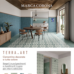 Cementine decorate a tutto colore: Terra.Art by Marca Corona