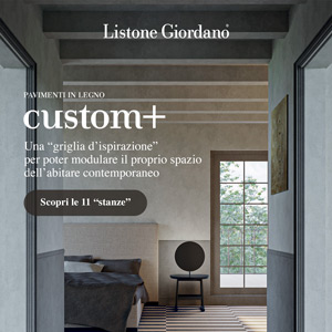 Interpretare lo spazio secondo Listone Giordano: pavimenti in legno Custom+