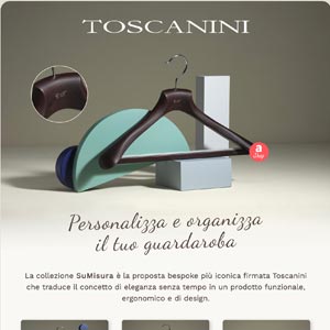 Personalizza e organizza il tuo guardaroba con le soluzioni Toscanini