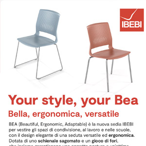Sedia BEA by IBEBI: bella, ergonomica, versatile