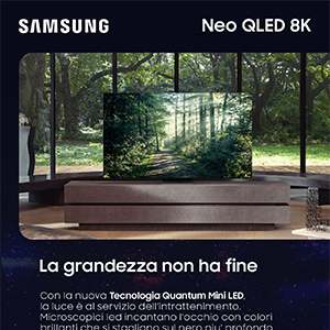 Samsung, TV Neo QLED 8K: la grandezza non ha fine