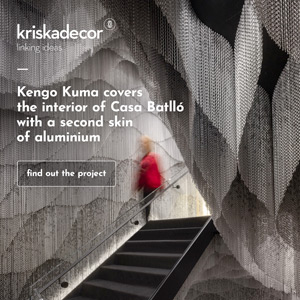 Le catene decorative Kriskadecor ricoprono l'interno di Casa Batll� di Gaud�