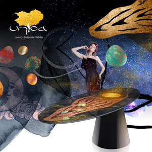 Tavoli su misura Unica: scopri Orbita, la collezione dedicata al cielo