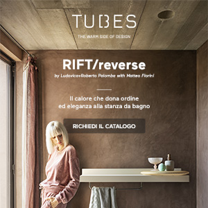 RIFT/reverse, il calore che dona ordine ed eleganza alla stanza da bagno