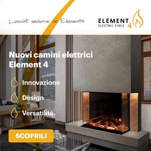 Nuovi caminetti elettrici Element4: scopri la gamma