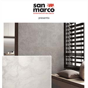 Pareti ad effetto sabbia metallizzate o opache con Marcopolo by San Marco