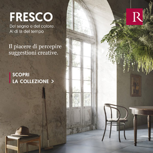Materia del passato per il design contemporaneo: Fresco, la nuova collezione ceramica di Ricchetti