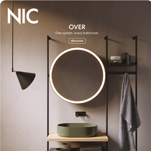 Nic, sistema Over per ogni stanza da bagno