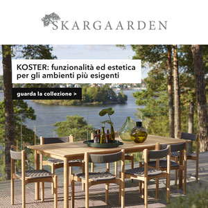 Arredi outdoor svedesi Skargaarden, collezione Koster