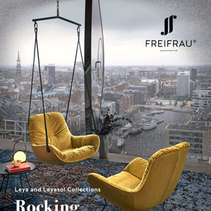 Sedute a dondolo e sospese: un nuovo classico di Freifrau