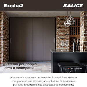 Sistema per doppia anta a scomparsa Exedra2 by Salice