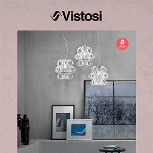 Collezione di lampade Ecos by Vistosi: design essenziale ed elegante