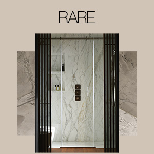 Sistema integrato per aree doccia a filo-pavimento Rare System