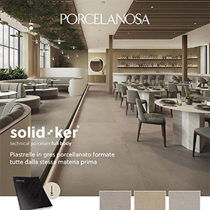 Solidker, la nuova piastrella full-body Porcelanosa