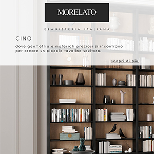 Tavolino scultura Cino by Morelato: l'incontro tra geometria e materiali preziosi