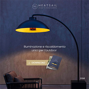 Illuminazione e riscaldamento unici per l'outdoor: scopri Dome e Beem by Heatsail