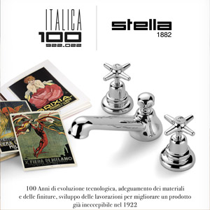 Serie Italica, design Stella: un punto di riferimento della rubinetteria di lusso dal 1922