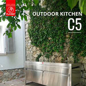 La cucina da esterno per l'outdoor di ogni casa: Oasi collection PLA.NET