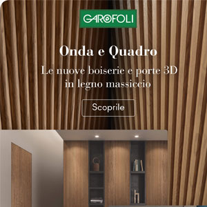Garofoli, pantografature 3D per porte e boiserie: scopri Onda e Quadro