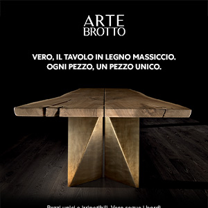 Vero di Arte Brotto, il tavolo in legno massiccio. Ogni pezzo, un pezzo unico