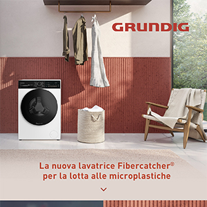 Grundig, la prima lavatrice con tecnologia integrata FiberCatcher per la lotta alle microplastiche 