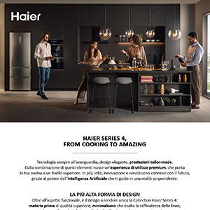 Haier Series 4, gamma completa e tecnologica per la tua cucina 