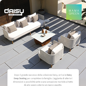 Nuove sedute outdoor Daisy Deep Seating by Mamagreen