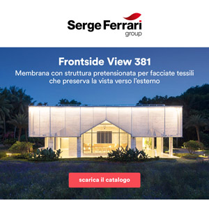 Facciate tessili Serge Ferrari con membrana Frontside View 381