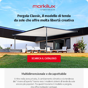 Pergola Classic markilux: facile da installare e stabile al vento