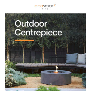 Camini da esterno a bioetanolo EcoSmart Fire per creare ambienti accoglienti