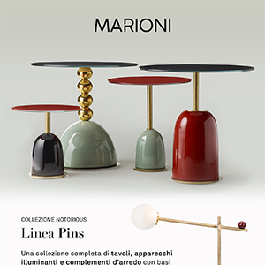 Arredi e apparecchi illuminanti personalizzabili: Linea Pins by Marioni