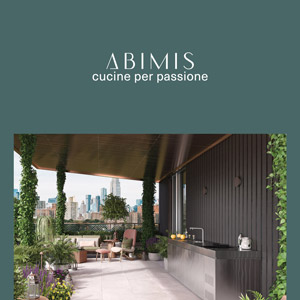 Cucine Abimis, efficienza e design anche all'aperto