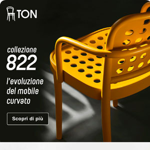 Ton, nuove sedute Collezione 822: l'evoluzione del mobile curvato