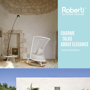 Charme, l'elegante collezione outdoor firmata Roberti