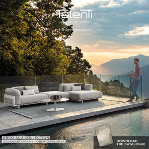 Argo, la collezione outdoor Talenti di Palomba Serafini tra alluminio e Accoya