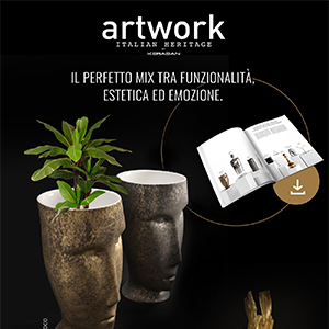 La ceramica reinterpretata in un mix perfetto tra funzionalit� ed estetica: collezione Artwork