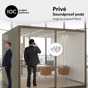 Priv�: privacy acustica e visiva in box autoportanti modulari by IOC Project Partners