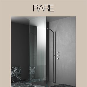  Sistema integrato terra-cielo per doccia a filo-pavimento Rare System
