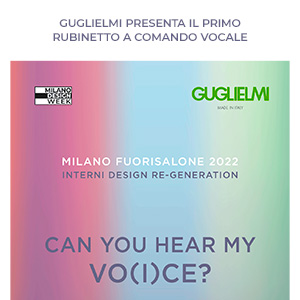 Miscelatori gestibili tramite App o comandi vocali: VOCE by Guglielmi