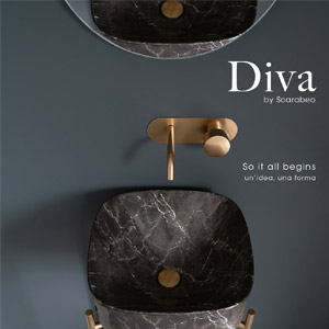 Sistema bagno Diva by Scarabeo: nuove finiture per uno stile reale e contemporaneo