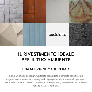 Rivestimenti Castelatto, una nuova frontiera del cemento