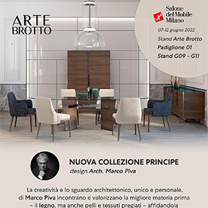 Principe di Arte Brotto, mobili contemporanei in legno massello: qualit�, lusso, eleganza