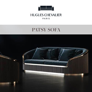 Divano Patsy by Hugues Chevalier: linee pure e massimo comfort