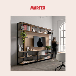 Librerie modulari e personalizzabili Biblos by Martex