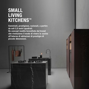 Small Living Kitchens: Falper presenta un nuovo concept di cucina