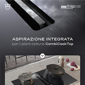 Aspirazione integrata con i nuovi piani cottura CombiCookTop 