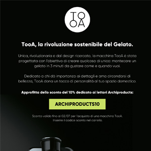 TooA, la macchina per il gelato rivoluzionaria. Approfitta del codice sconto riservato